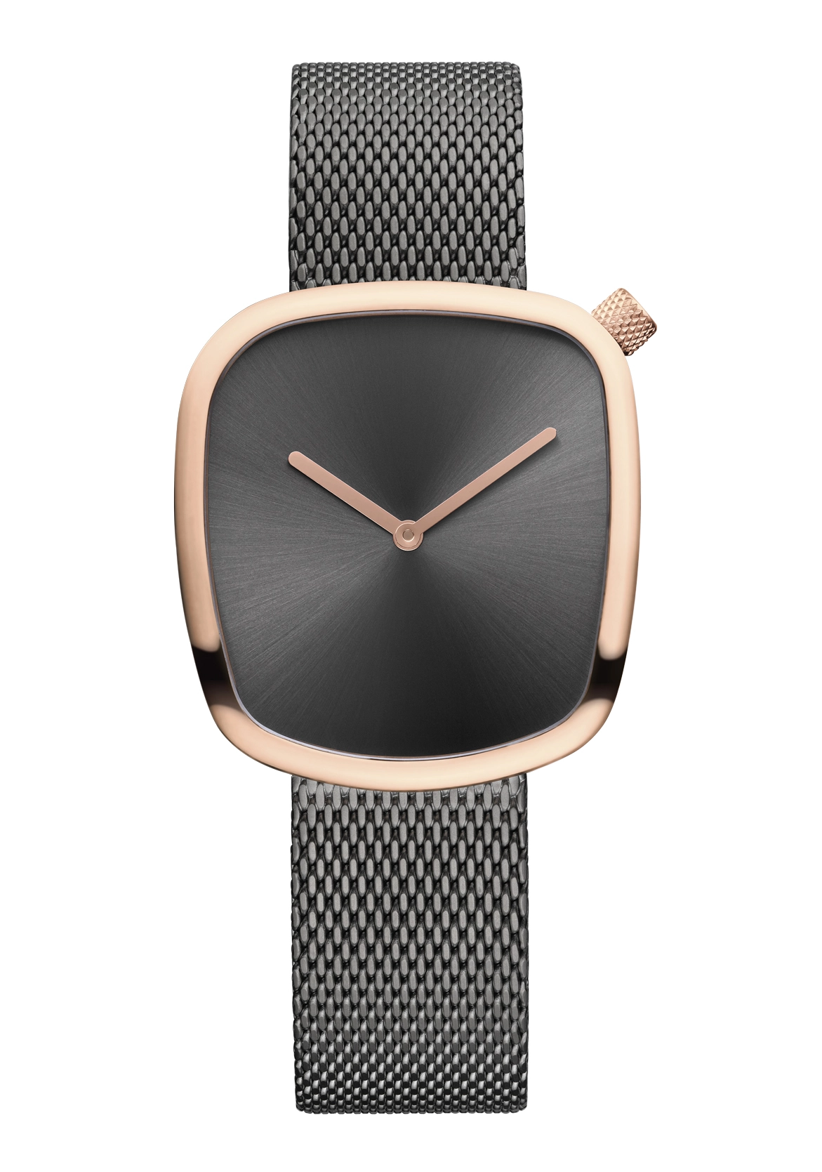 BERING Pebble Damenuhr Anthrazit 18034-369