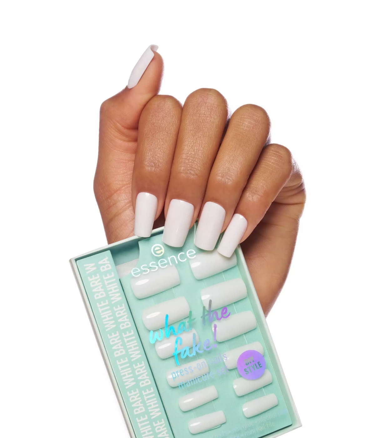essence - Unhas postiças postiças What the Fake! - 04: Bare White