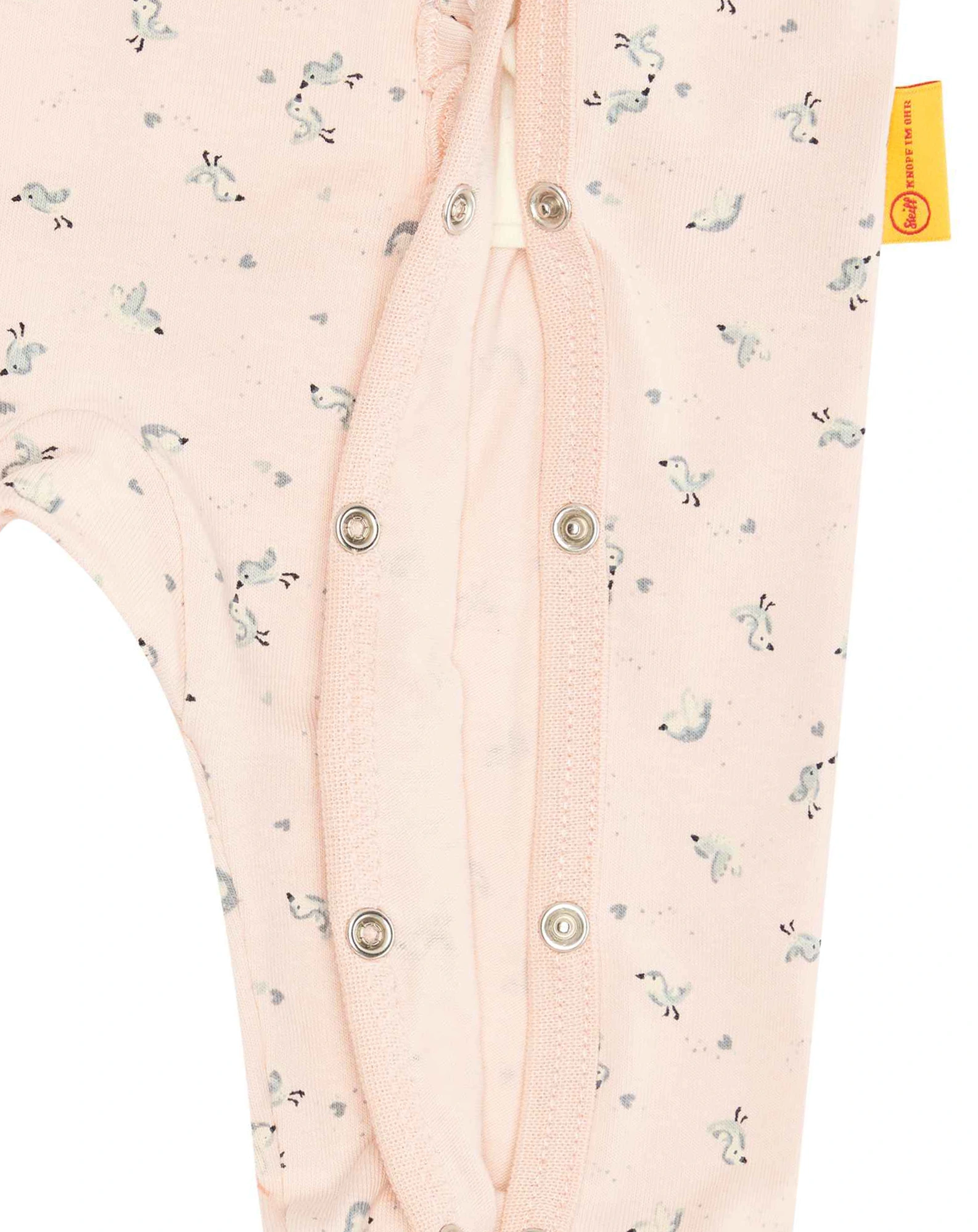 Strampler-Set BIRD'S TWITTERING FLOWER mit Langarmshirt in peachy keen