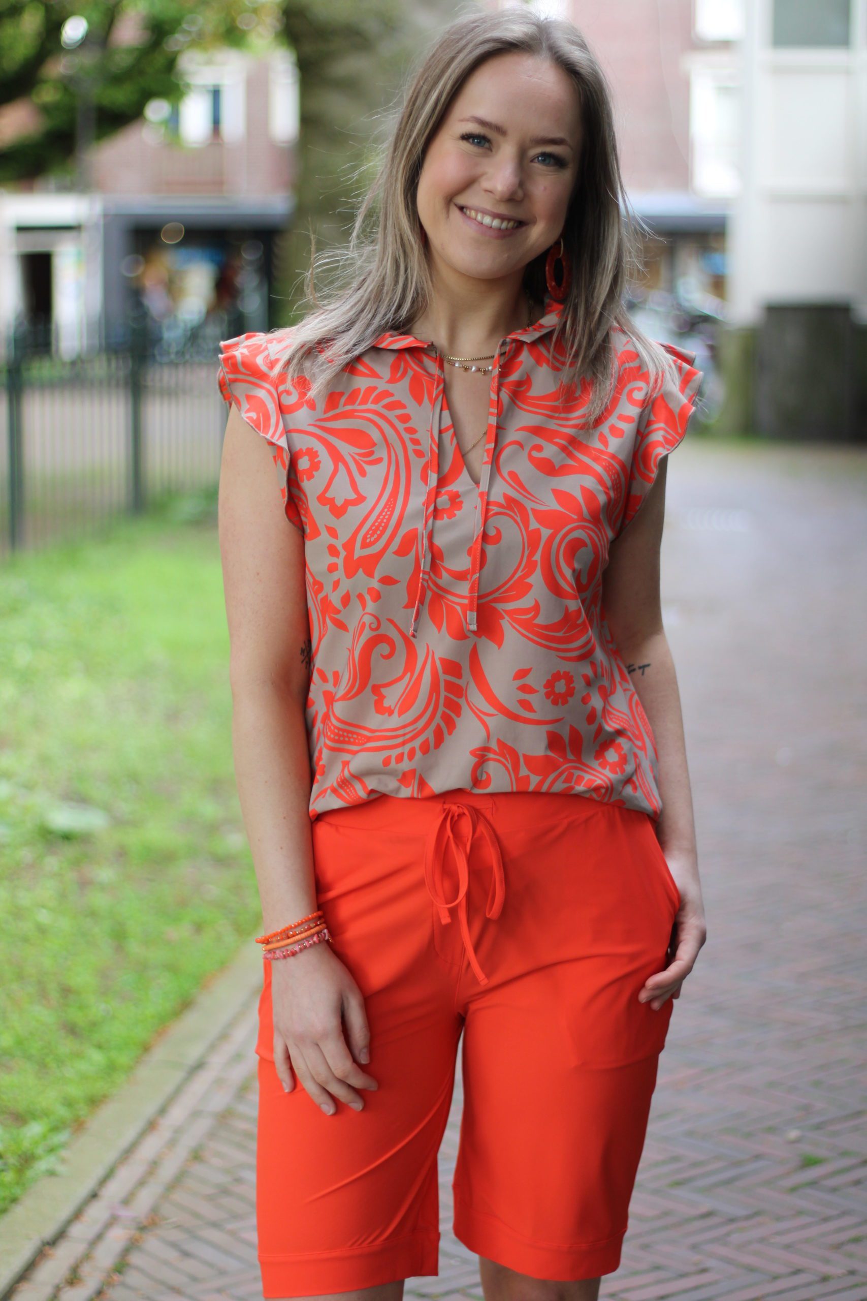 Zoso - Jill Travel Bermuda - Orange