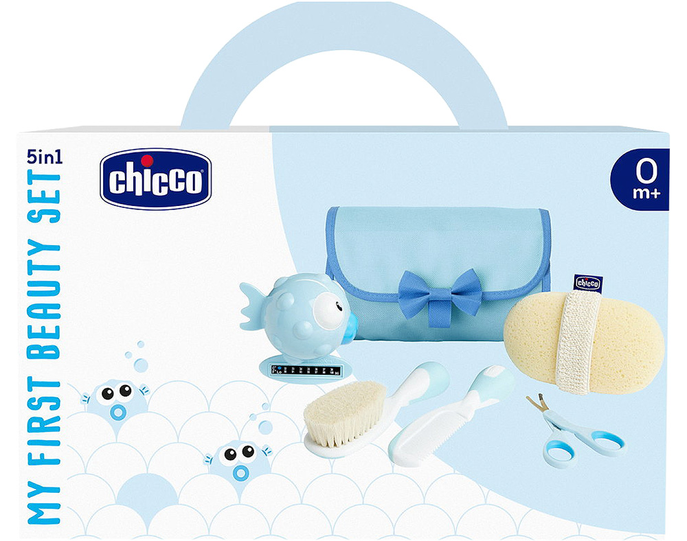 CONJUNTO CHICCO PRIMEIRO BEAUTY SET AZUL 1KIT