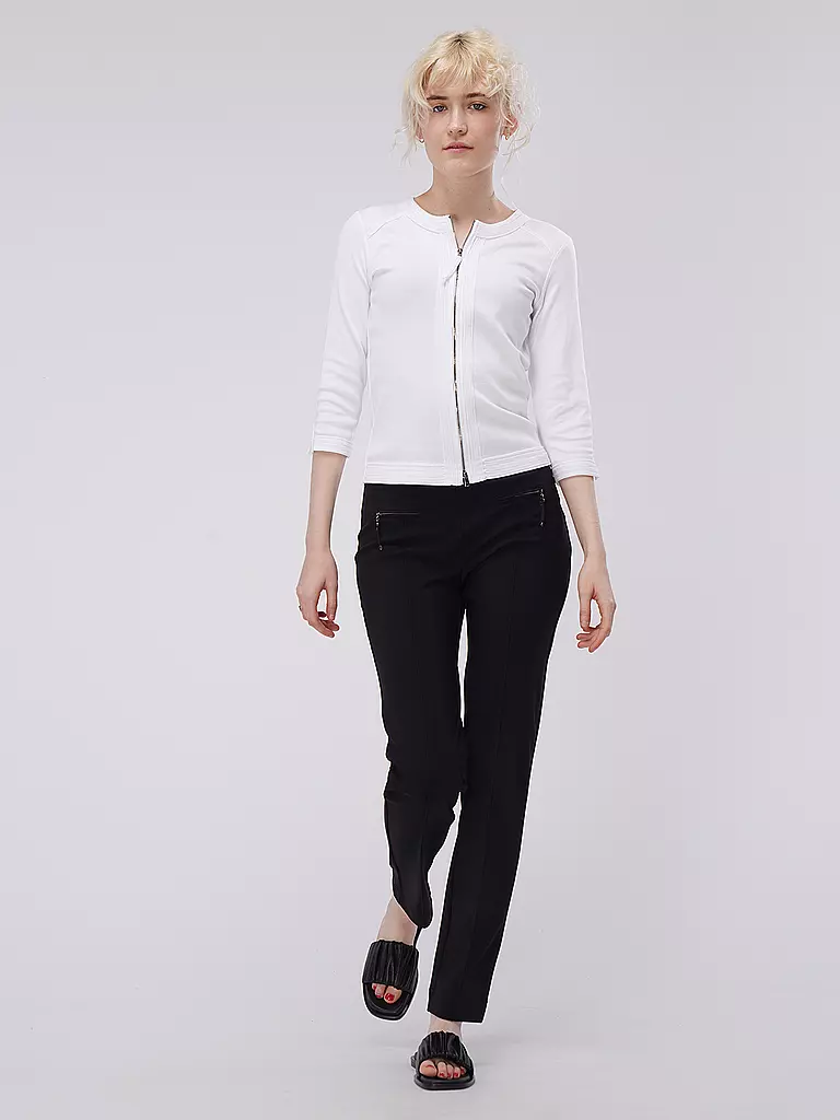 RAFFAELLO ROSSI Hose Slim Fit OTTI schwarz