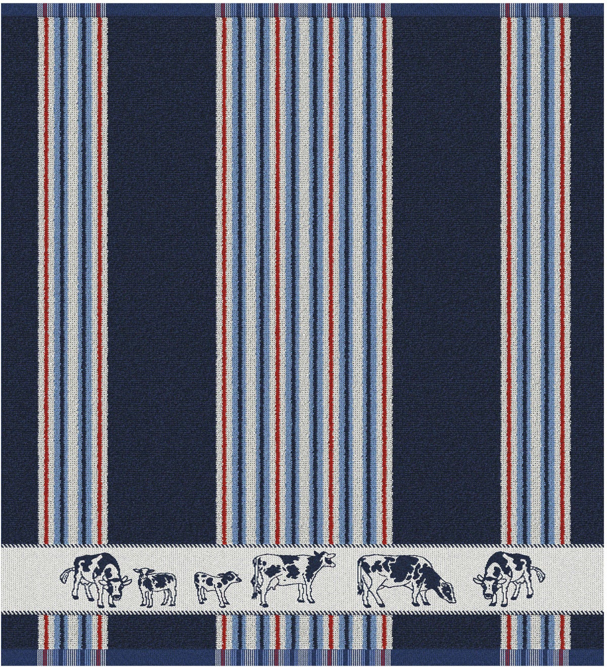 DDDDD keukendoek friesian blauw 50 x 55 cm