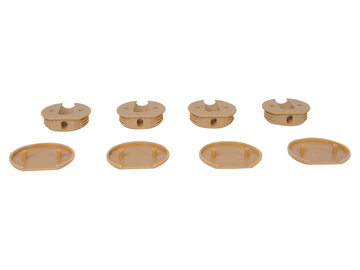 Obelink ronde hoekverbinders - brown