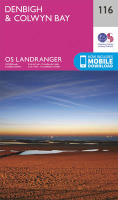 Denbigh & Colwyn Bay - OS Landranger Map 116 (Sheet map, folded)