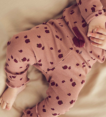 M?Slå Leggings - Rib - Apple - Daydream/Cabernet/Bark