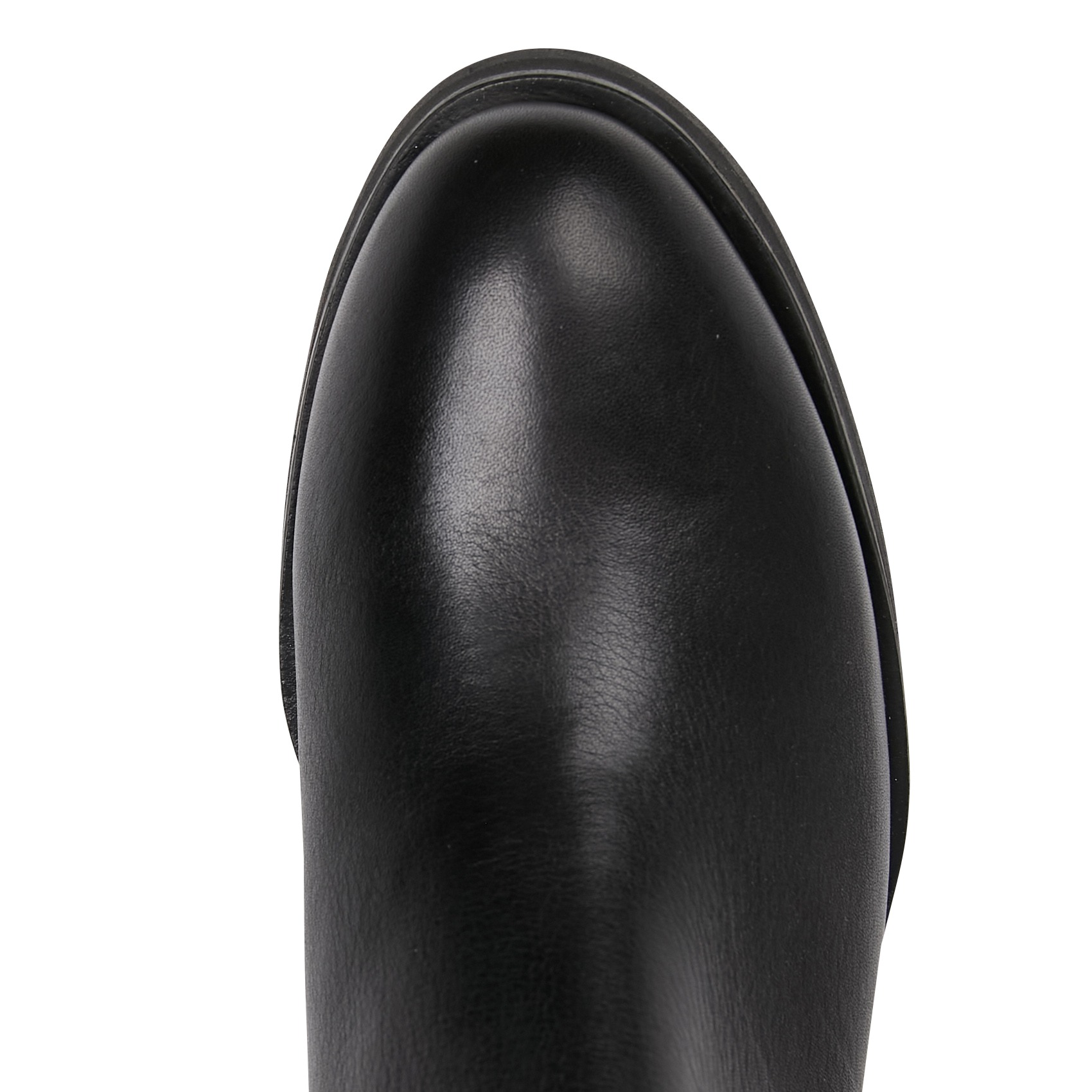 FRANCESCA - Bottes hautes en cuir lisse | Noir