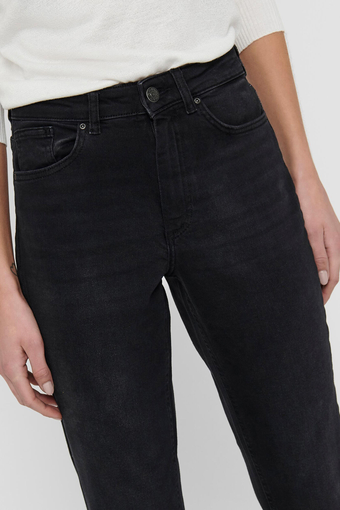 Calça jeans reta