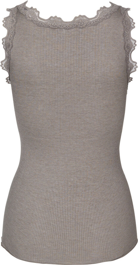 Rosemunde Silketop m. blonde Brun