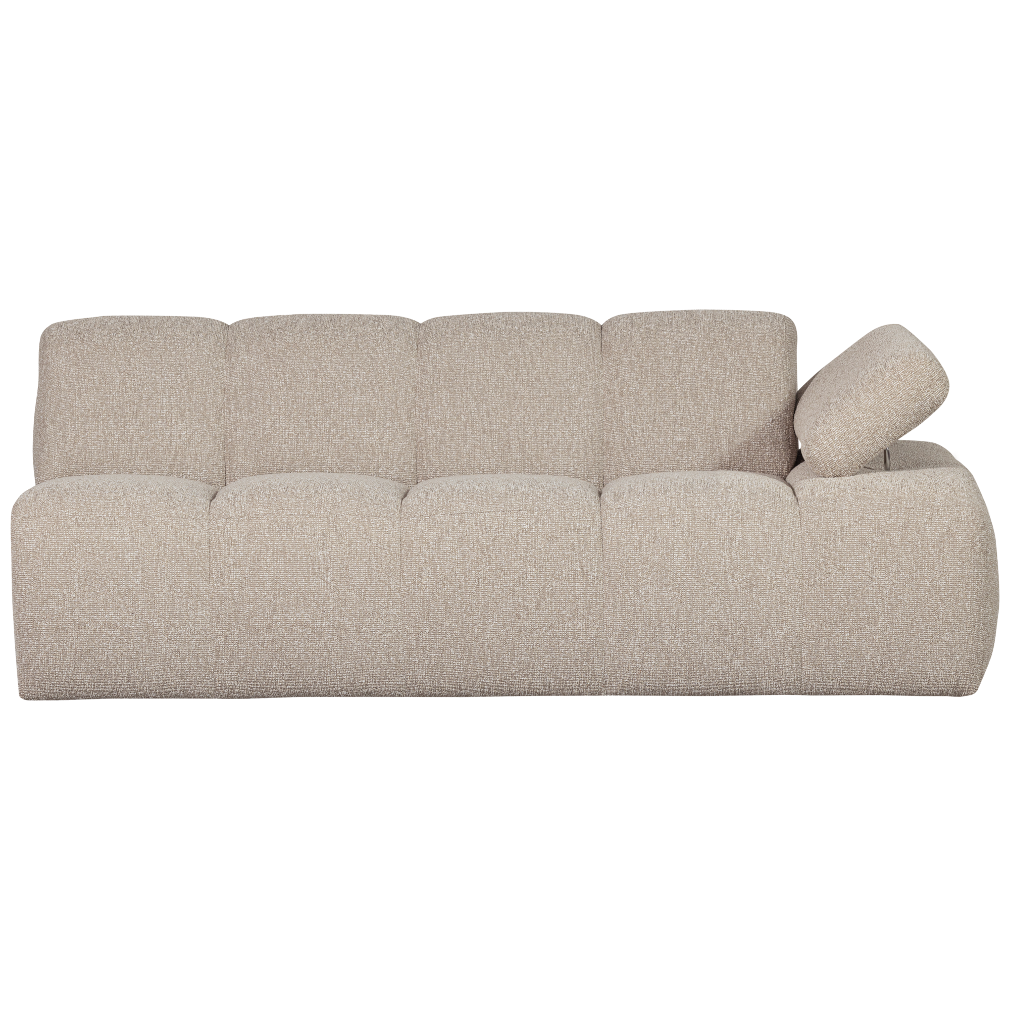 2-zits bank Mojo Mojo 2-zits met Arm Rechts - Bouclé - Beige Melange