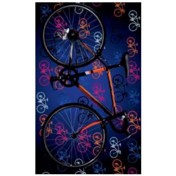 Casa de Praia Toalha de Praia Microfibra Bicicleta 180 x 100 cm