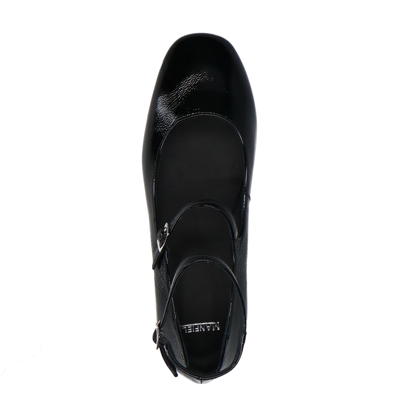 Zwarte lak leren Mary Jane pumps