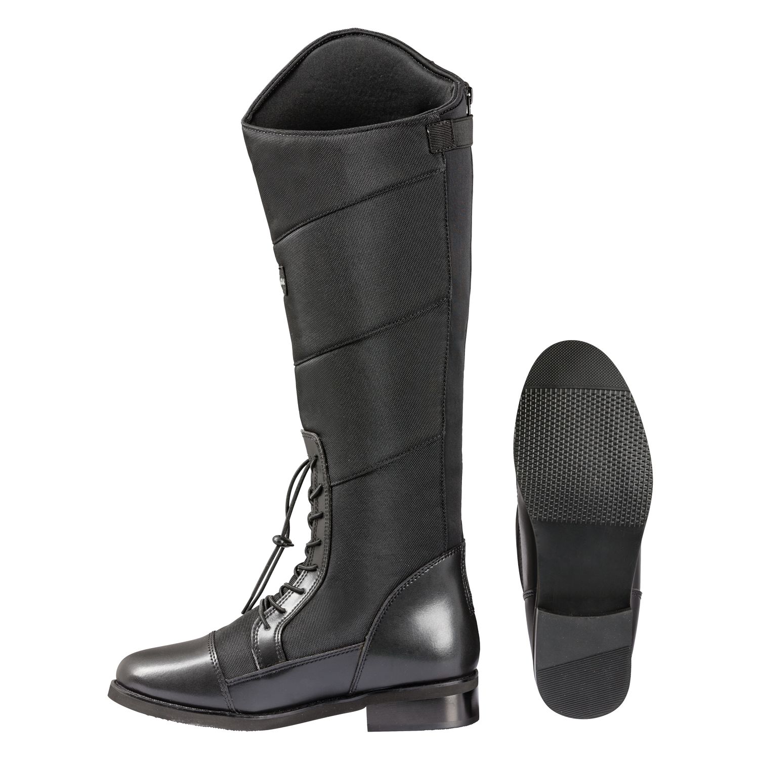 Loesdau Thermo-Polostiefel mit Elastikeinsatz - schwarz