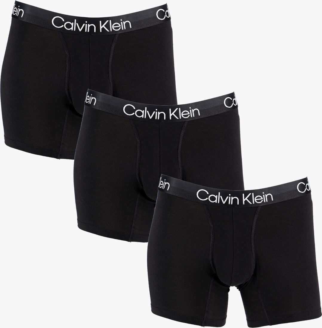 CALVIN KLEIN UNDERWEAR zwarte calvin klein underwear boxershort 3-pack boxer briefs