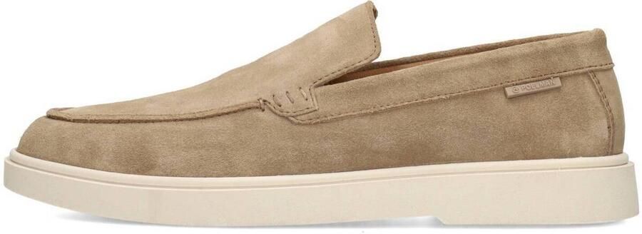 PS Poelman Mason suède loafers lichtbruin