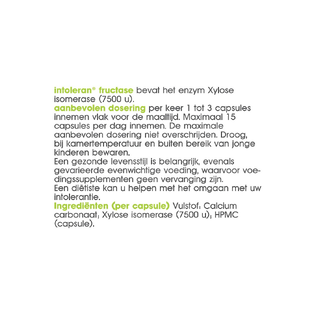Intoleran Fructase Capsules 36CP