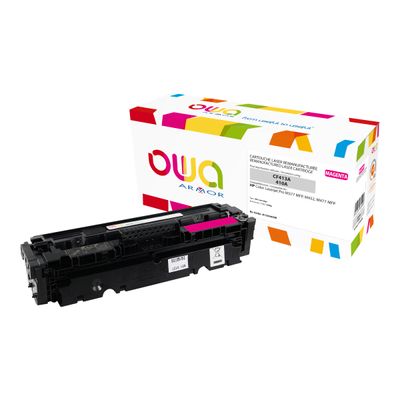 Cartouche laser compatible HP 410A - magenta - Owa K15944OW