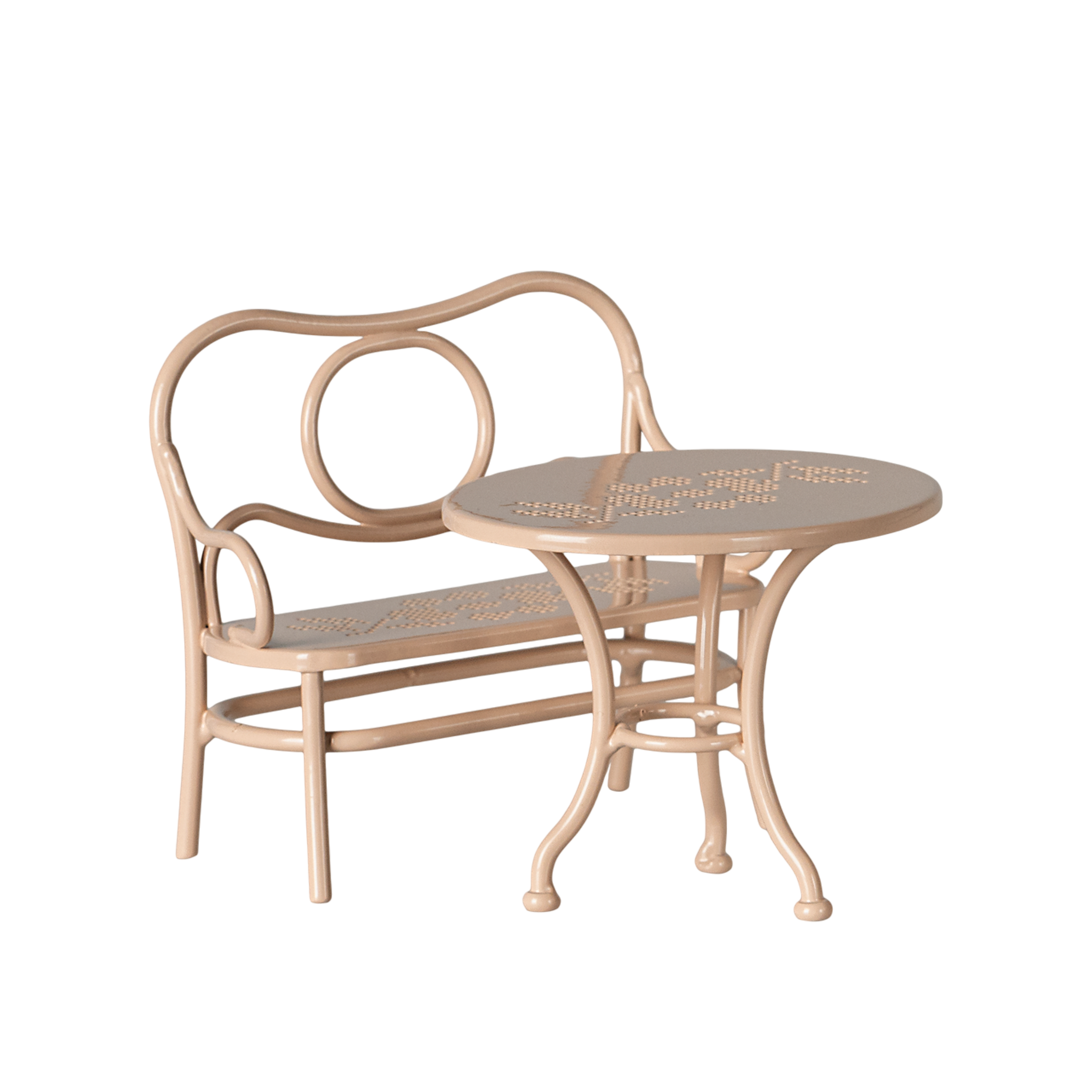 Maileg Café Set Maus Gross Blassrosa