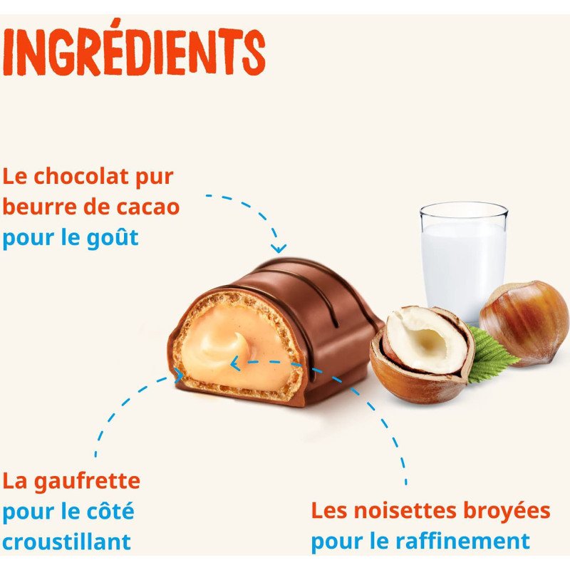 Bueno mini Kinder - Boite de 972 g - 180 pièces
