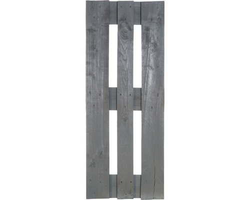 Projectpallet, halve maat, 120 x 40 x 15 cm, grijs