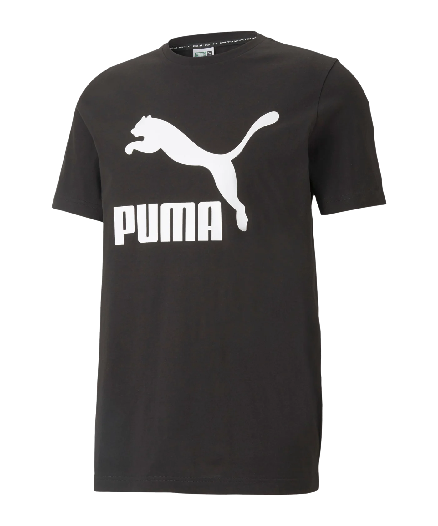 PUMA Classic Logo T-Shirt Schwarz F01