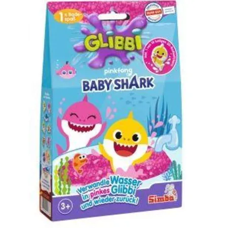 Simba Glibbi Baby Hai mit Badestickern, 1 Stück, 2-fach sortiert