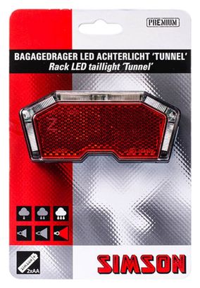 SIMSON feu arrière Tunnel batterie voiture 50/80mm