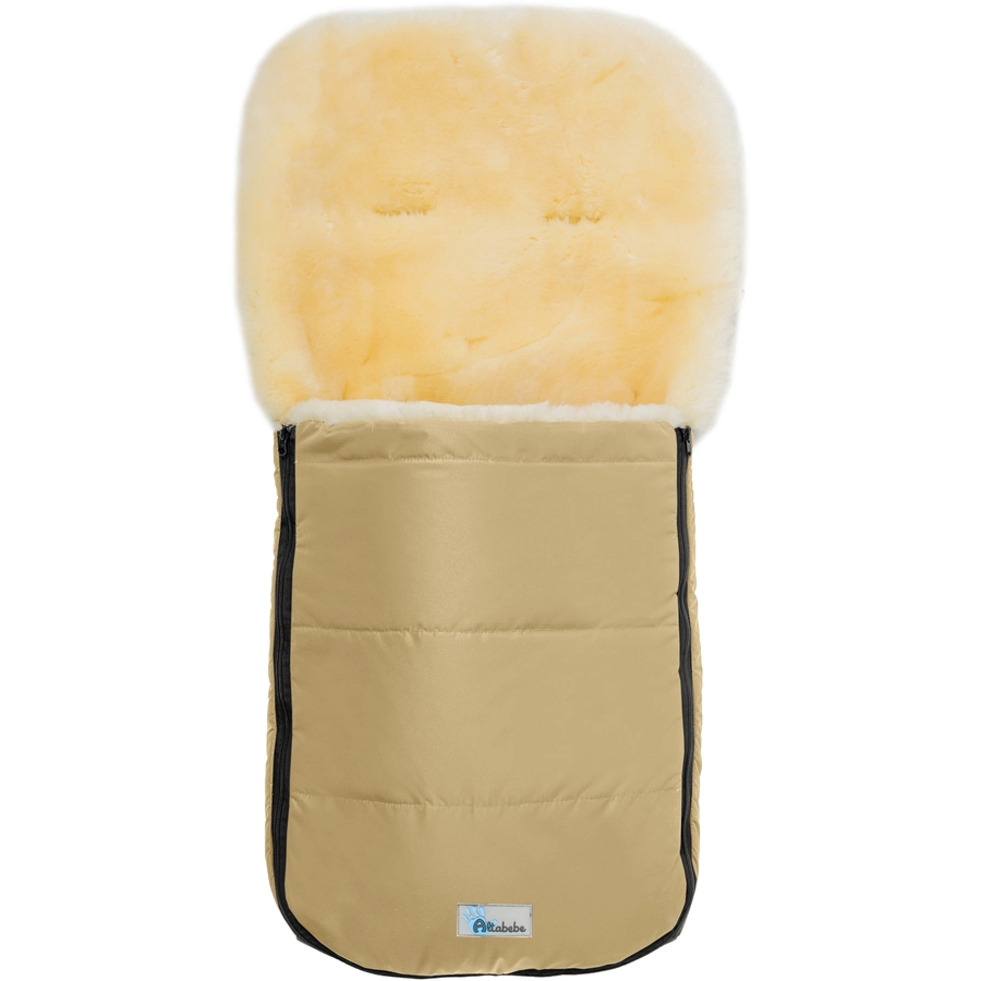 Altabebe Lammfellfußsack Nordkap beige