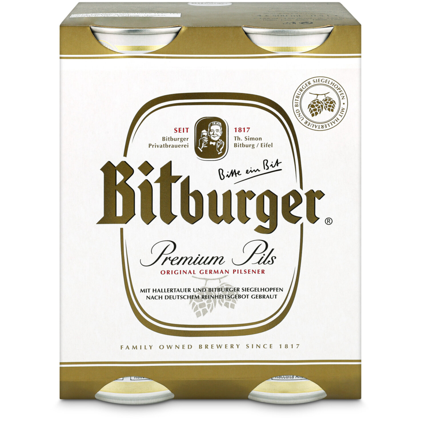 Bitburger Bier 4x50cl -200cl