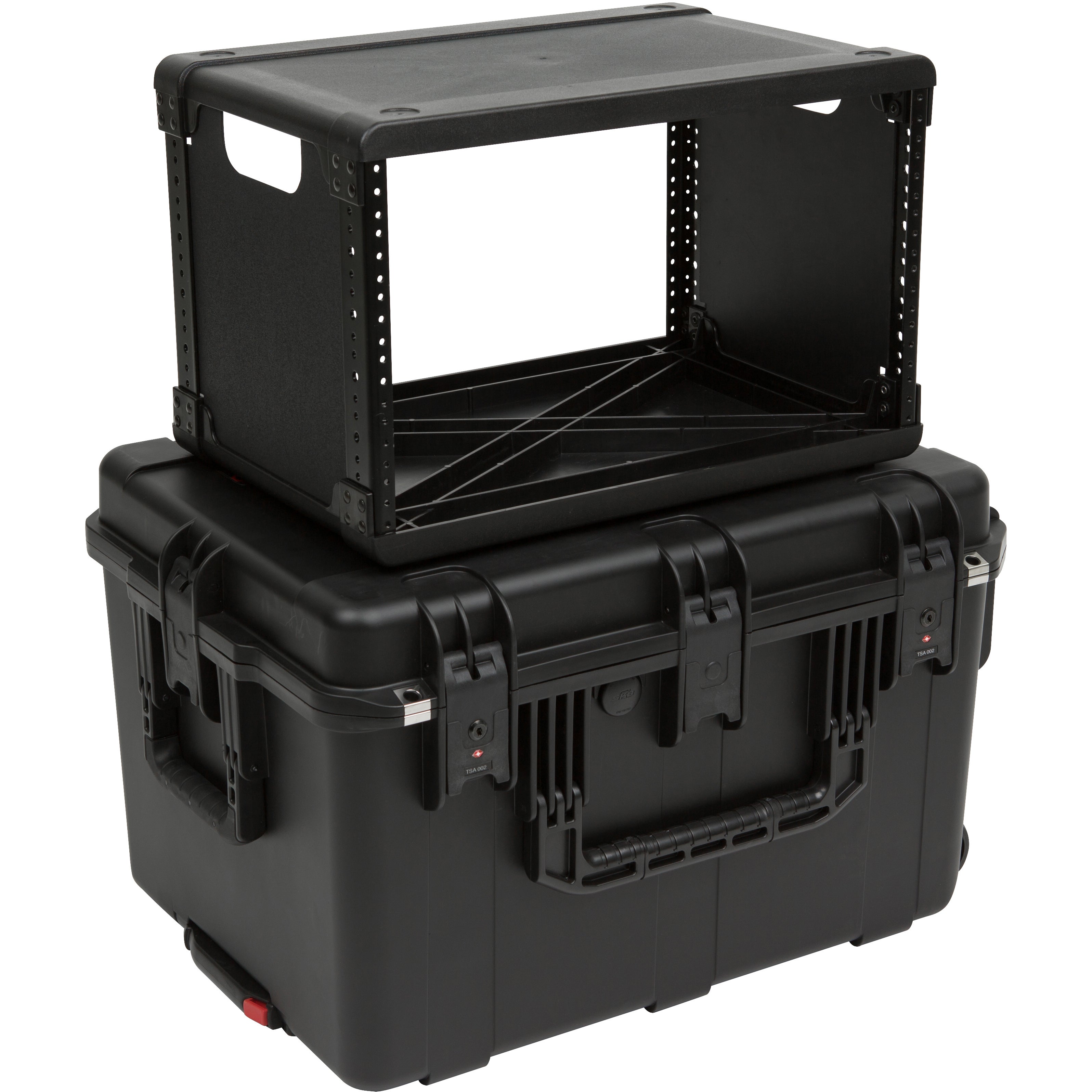 SKB 3i-2317M146U Fly Rack flightcase 6U (trolley)