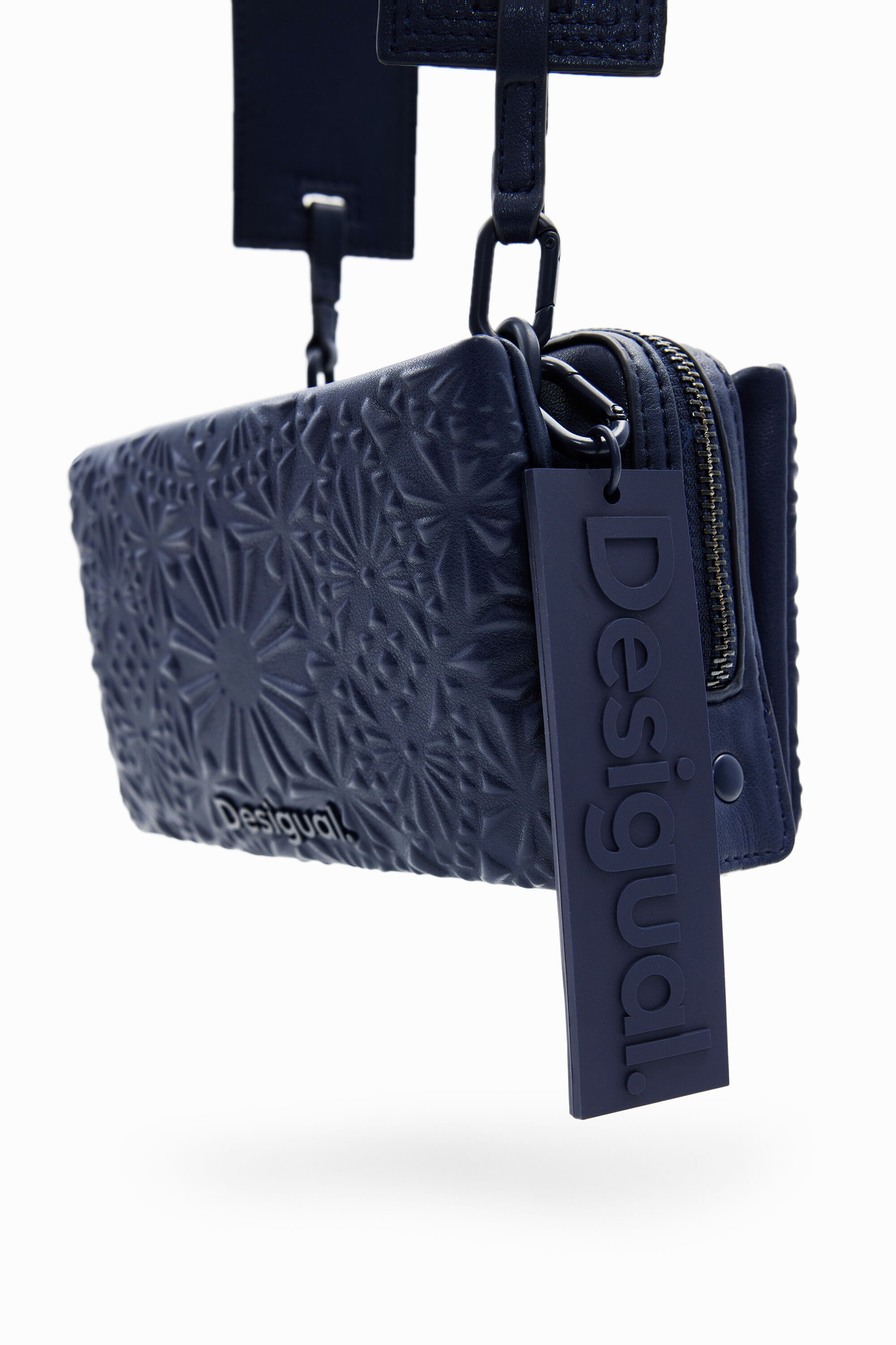 Petit sac à bandoulière relief géométrique