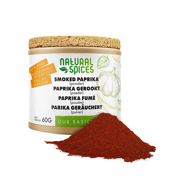 Natural Spices Paprika poeder gerookt 60 gram