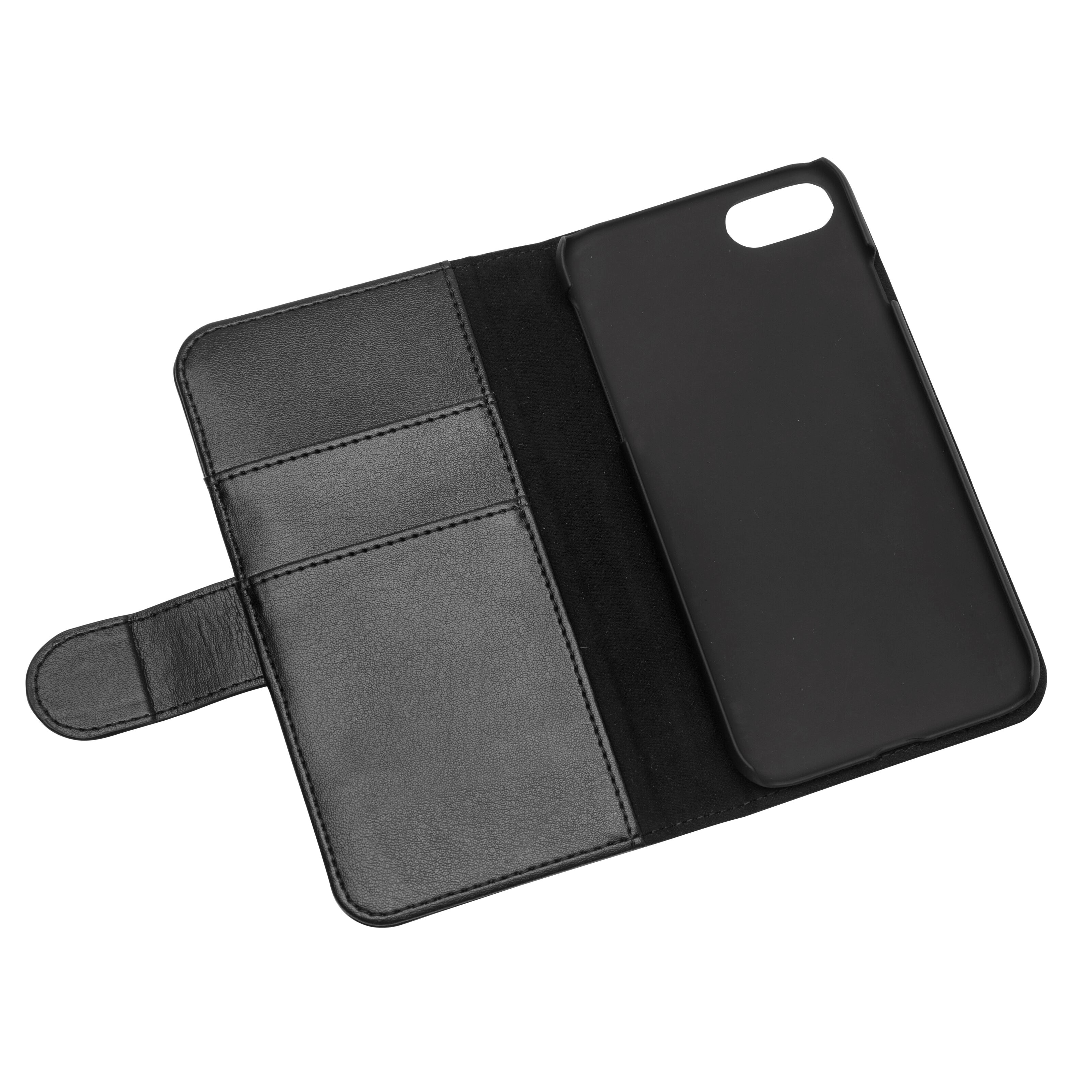 Linocell Mobiletui for iPhone 6, 6s, 7, 8 og SE - Svart
