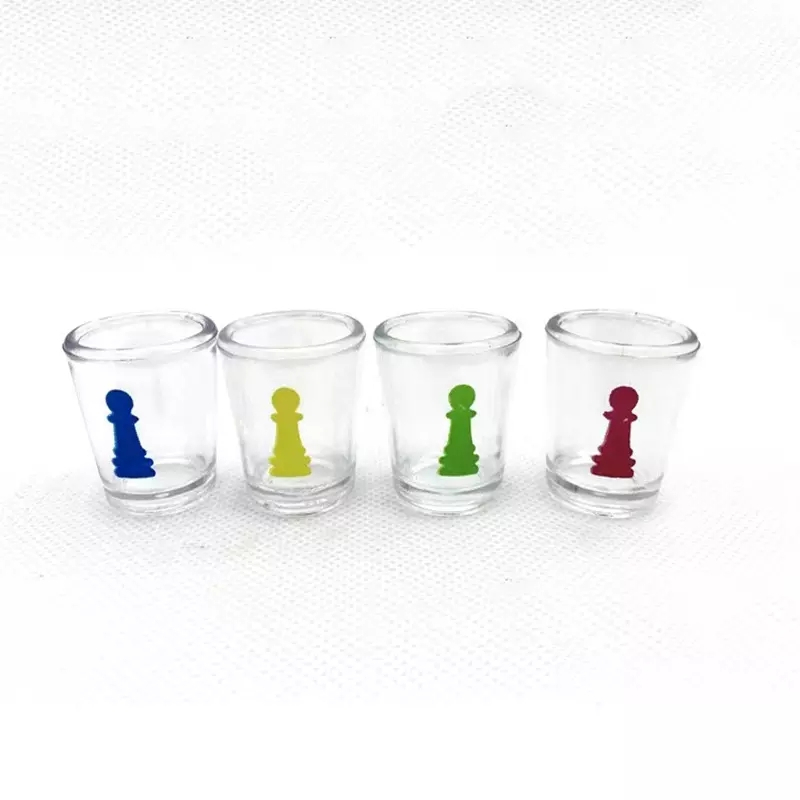 (30x30cm) Ludo Party Spiel Eile mit Weile Shot Trinkspiel