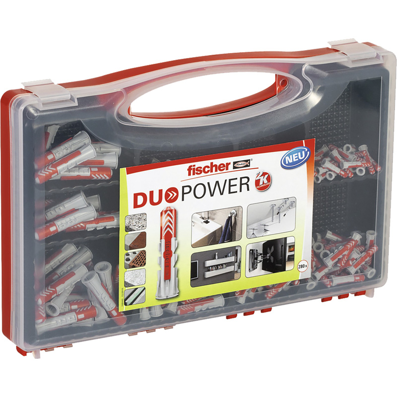 Fischer Red-box Duopower pluggen 280-delig