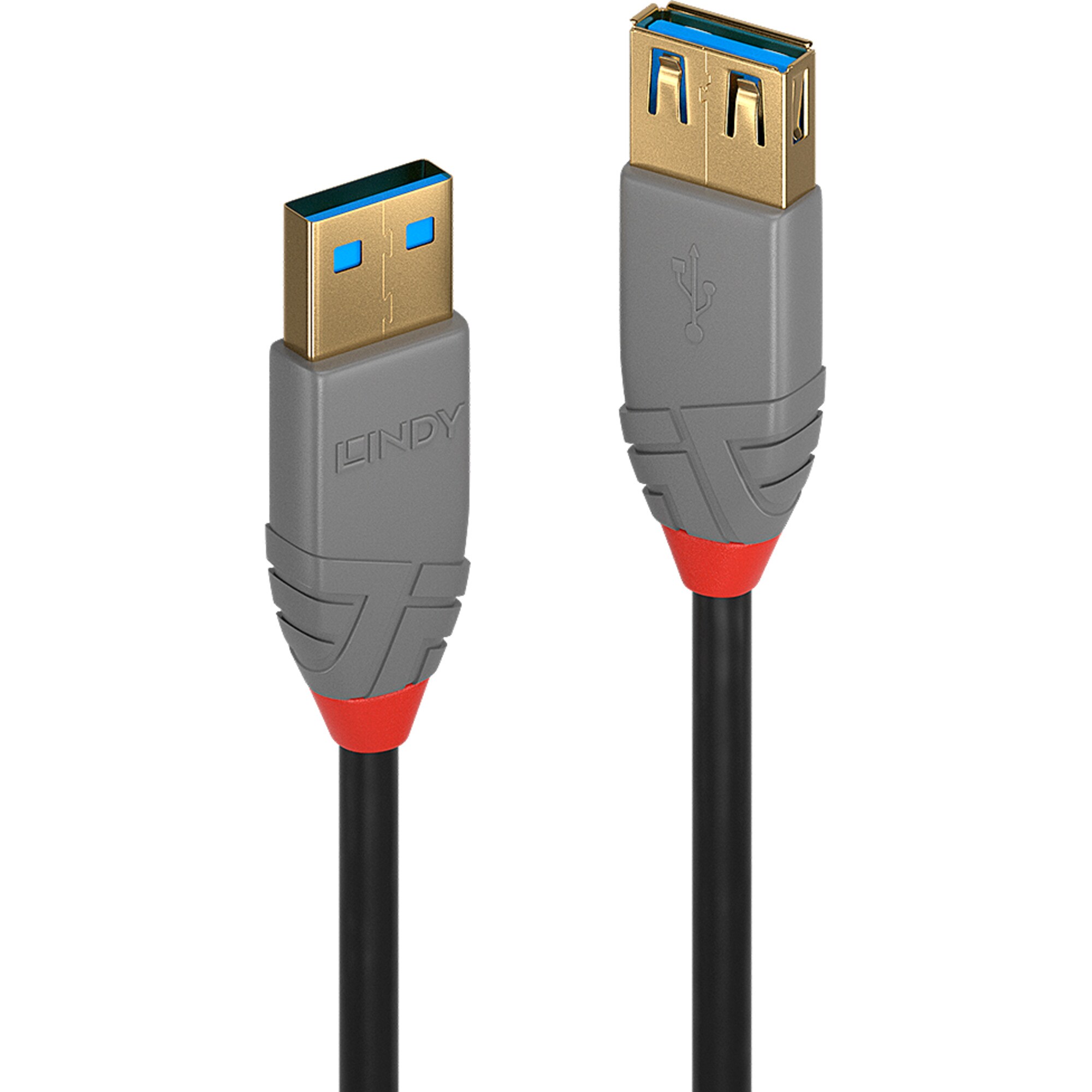 Lindy Verlängerungskabel USB 3.2 Gen 1 Verlängerungskabel Anthra Line, USB-A Stecker > USB-A Buchse
