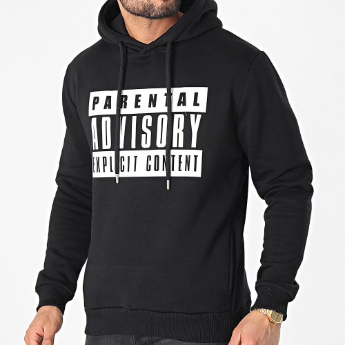 Sweat Capuche Logo Noir