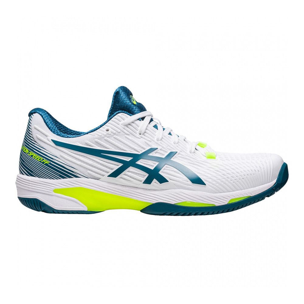 Asics SOLUTION SPEED FF 2 - Chaussures de tennis Homme white/restful teal
