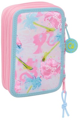 Barbie Trippelpennal, Rosa/lyseblå