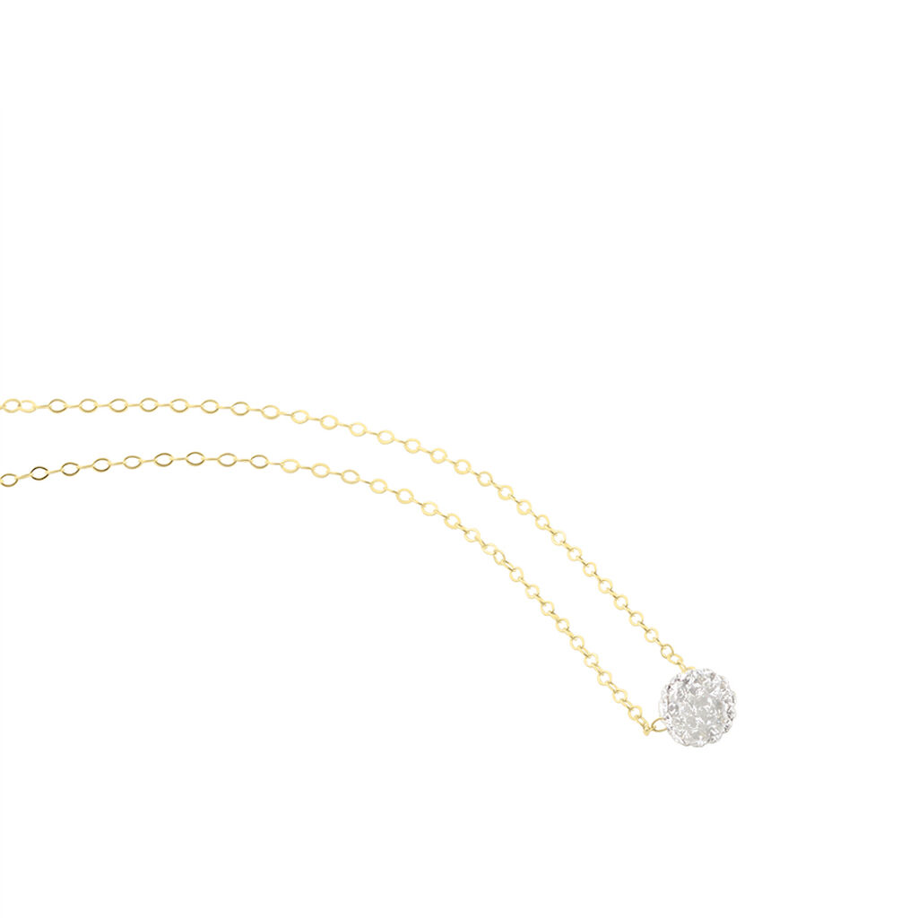 Collier Or Jaune Hepsibah Cristal
