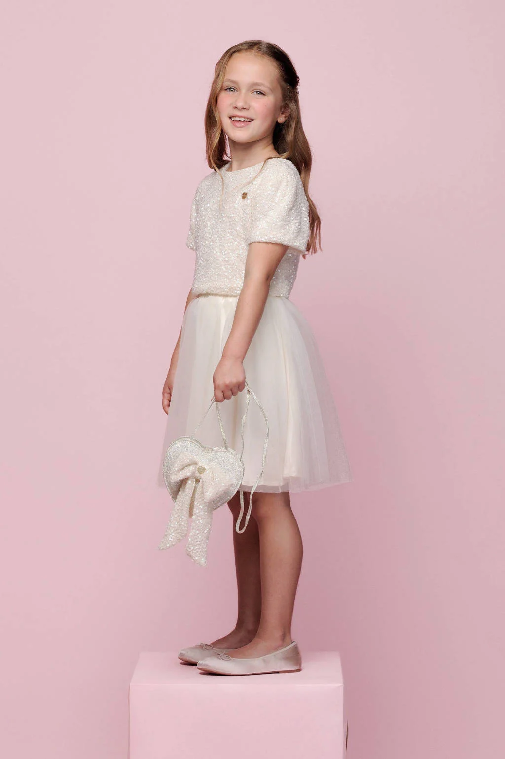 Le Chic A-lijn rok ecru