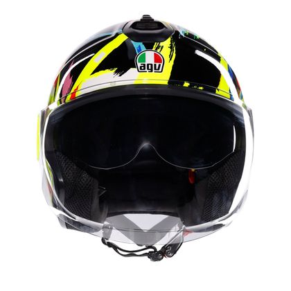 Casque AGV ETERES - ROSSI WINTER TEST 2019 - Multicolore