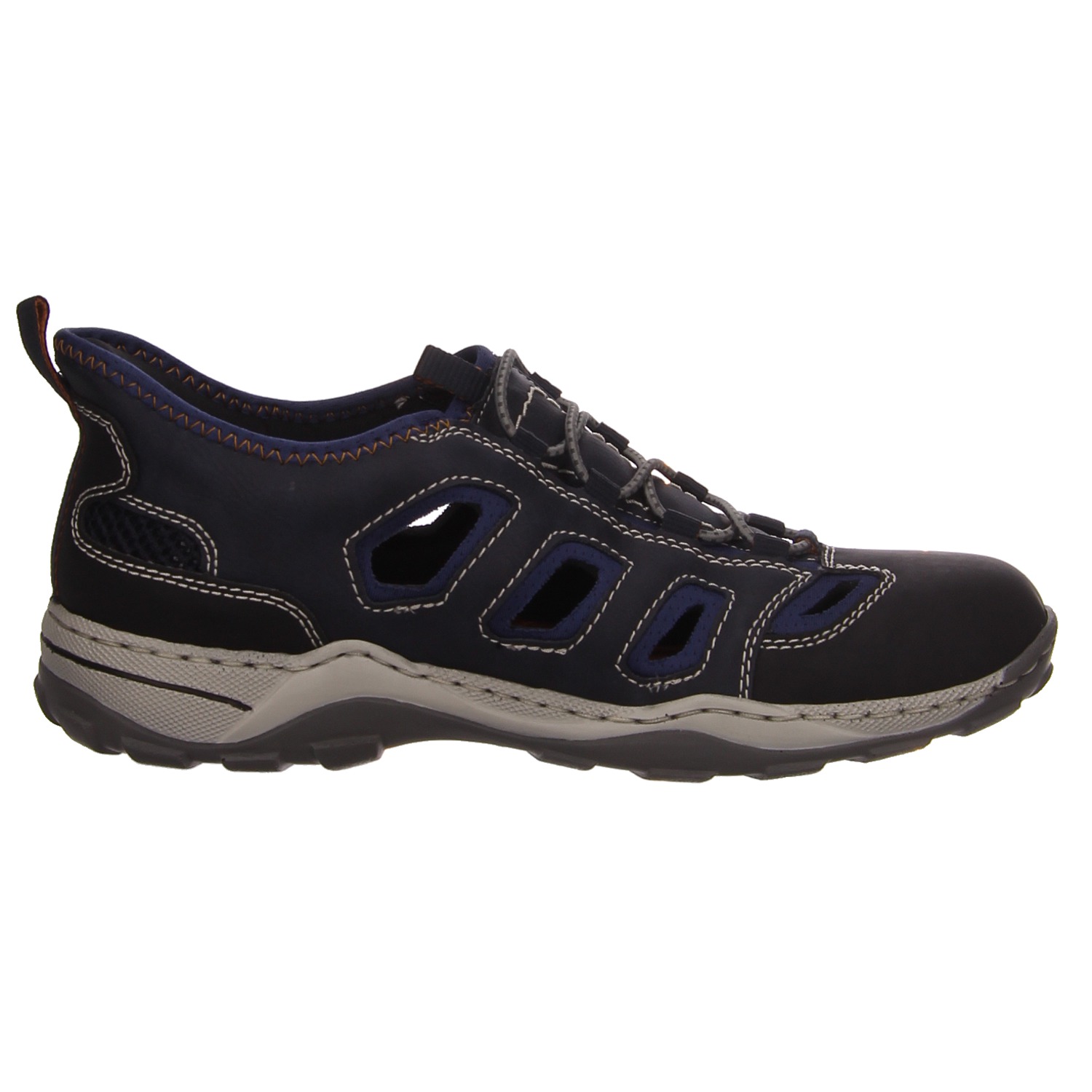 Rieker Slipper blau blau
