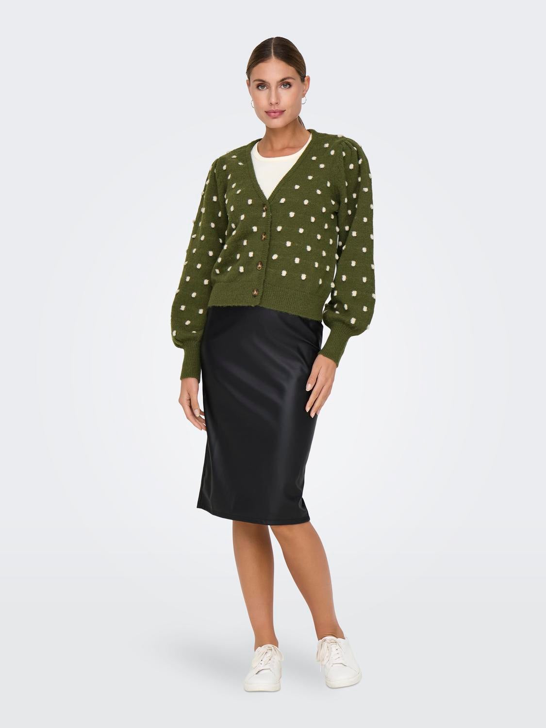 JDYSIGRID Strickjacke Winter Moss