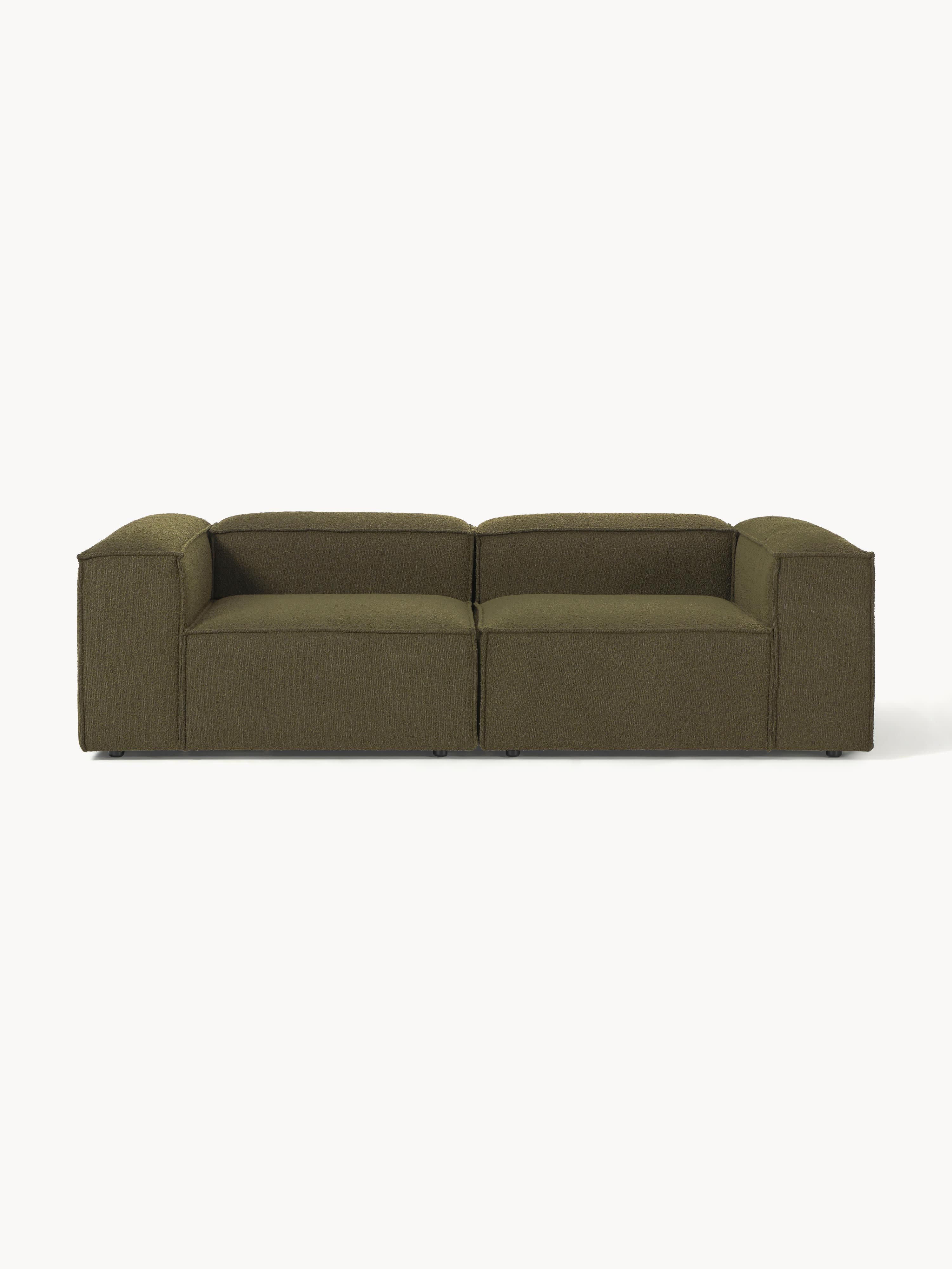 Modulaire bank Lennon (3-zits) uit bouclé