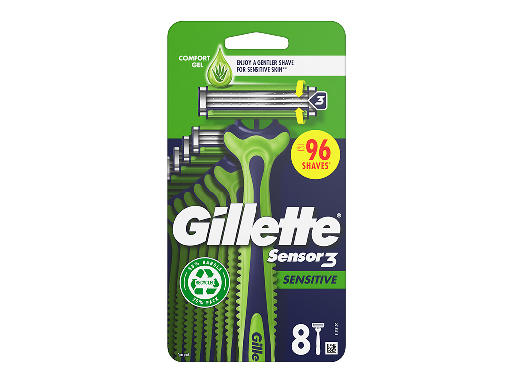 DESCARTÁVEL GILLETTE SENSOR3 SENSITIVE 8UN