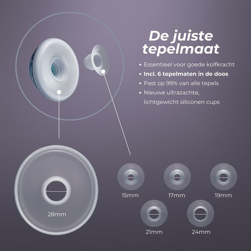 Elvie - Stride 2 - Handsfree Dubbele Elektrische Borstkolf - Ziekenhuiskwaliteit - Stil en Krachtig