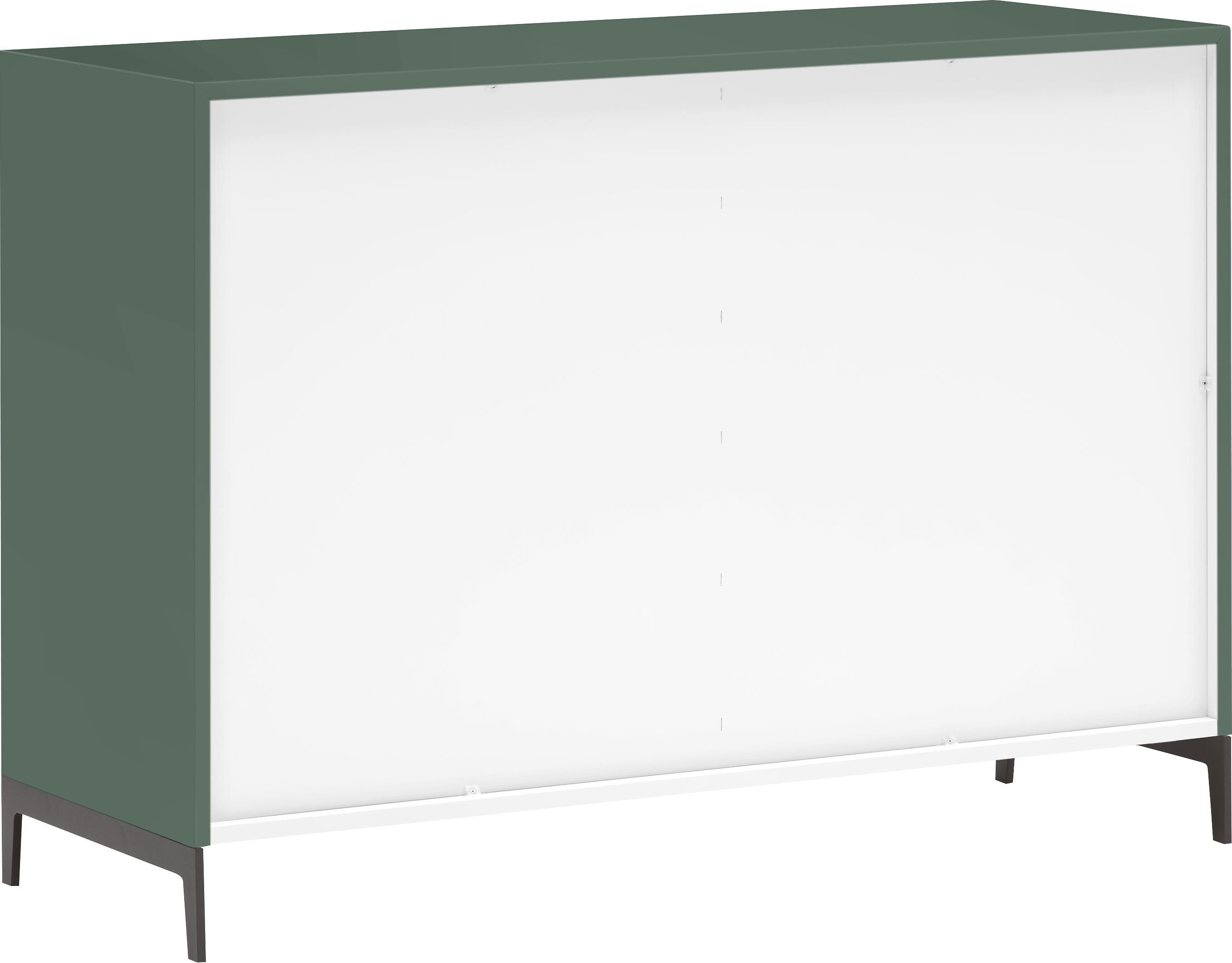 LUX Sideboard - Grün / B: 120.0 cm x T: 46.0 cm x H: 86.5 cm