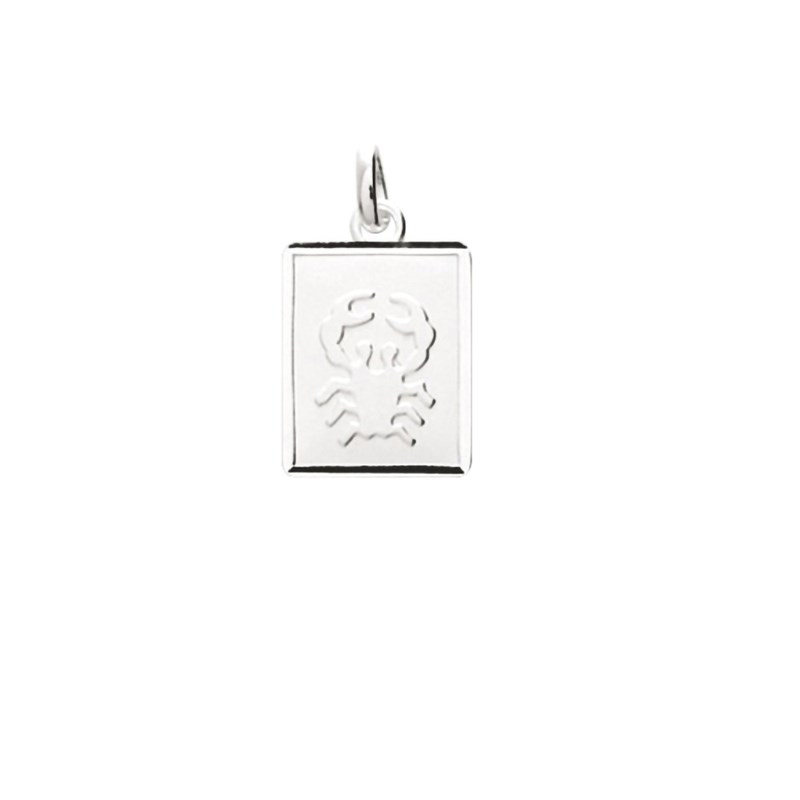 Pendentif mixte - Argent 925 - Signe Astrologique - Scorpion