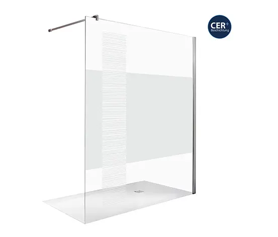 Breuer®-Dusche »Entra« –  Duschwand, alleinstehend, InStripe, 120 und 140 cm